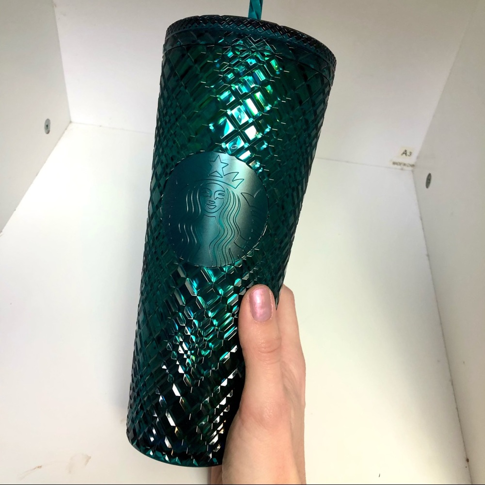 Starbucks Green Studded Holiday Tumbler Venti 24 oz